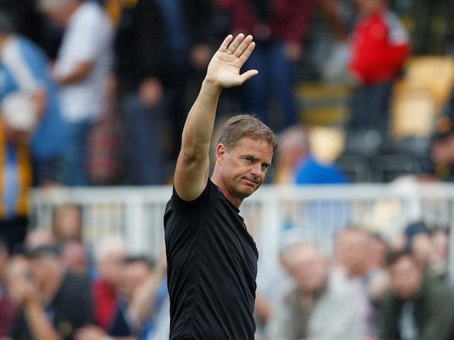 Will Frank De Boer be waving goodbye to Crystal Palace?